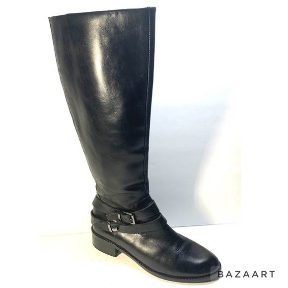 Neiman Marcus Black Knee High Riding Boots Size: 36 EU, 5.5 US - Picture 3 of 7